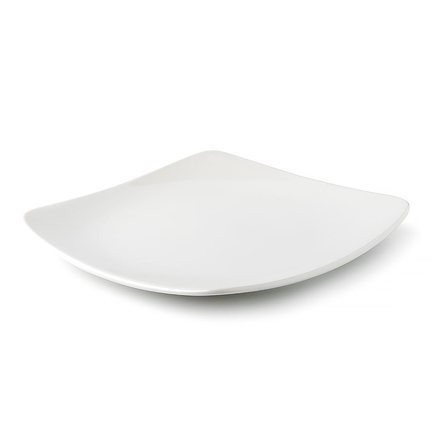 Service d'assiettes porcelaine 18 pièces blanc filet or pas cher 