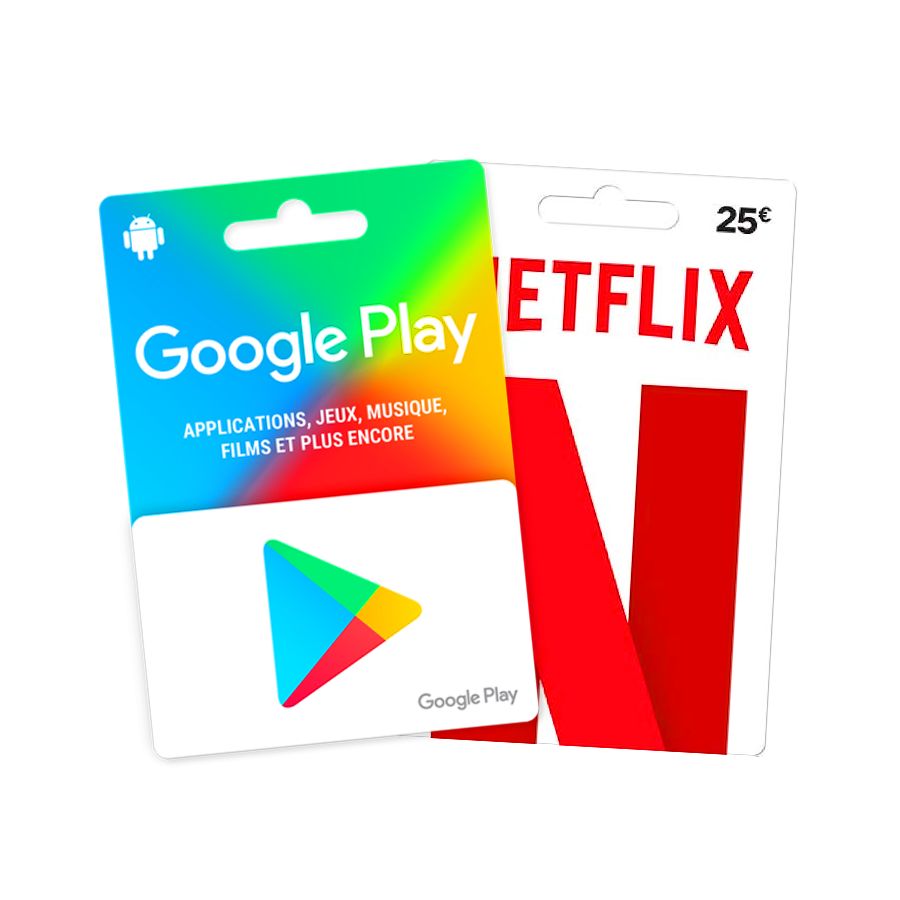 Carte Cadeau Google Play 15€